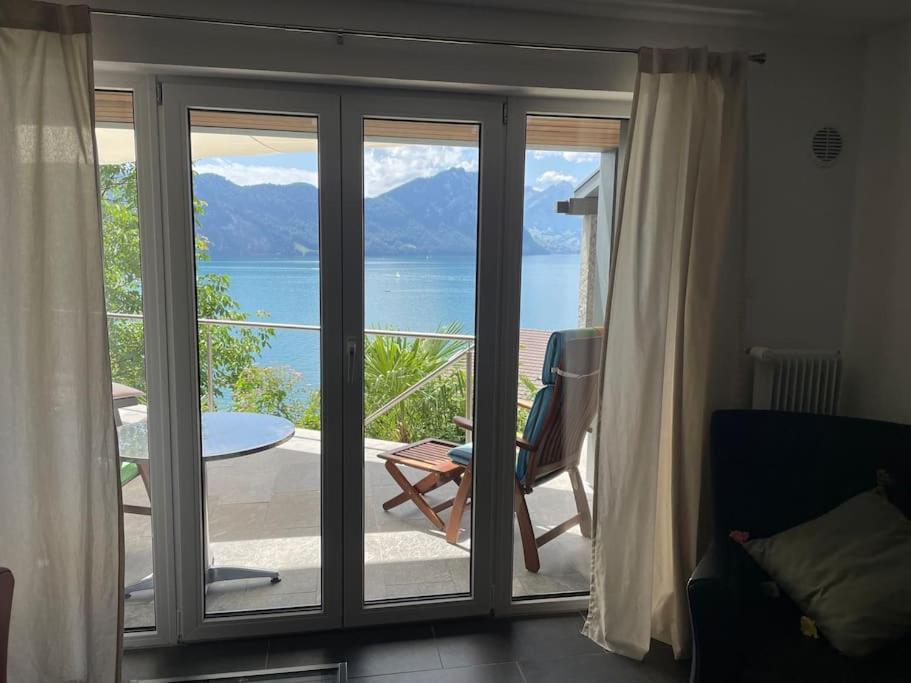 Villa Bootsmann Mit Spektakulaerer Seesicht Nahe Badestrand Vitznau Exterior foto